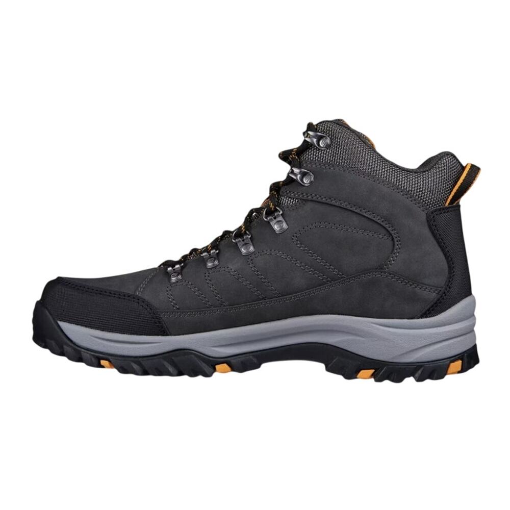 Skechers Mens Relment Daggett Hiking Boots US 9 Grey Water Repellent NIB - Picture 2 of 13